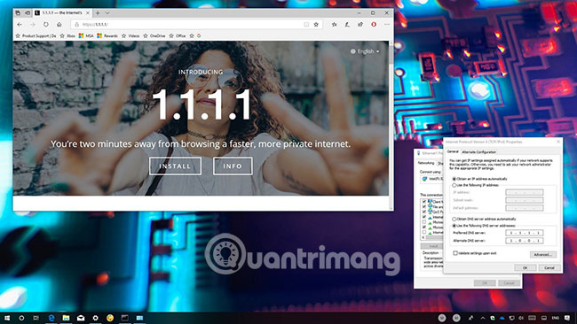 Sử dụng Cloudflare DNS