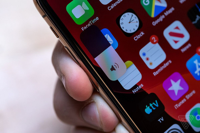 Giao diện của chỉ báo âm lượng trên iOS 13