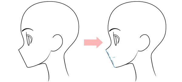 Vẽ Anime 】Ốc hướng dẫn vẽ màu khuôn mặt nữ anime đơn giản - YouTube
