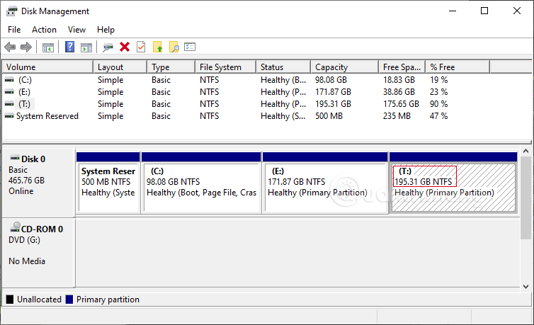Mở File Explorer, nhấp chuột phải vào ổ đĩa và chọn Rename từ menu ngữ cảnh