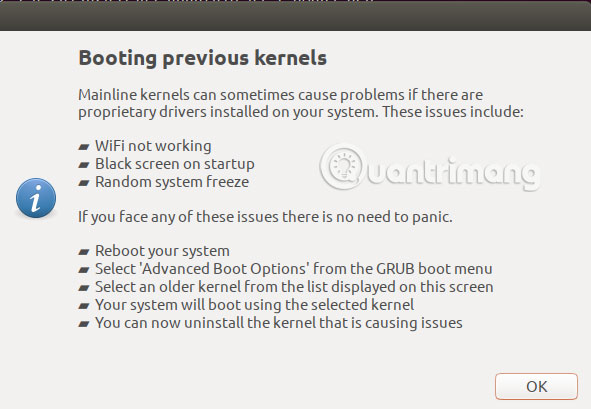 Cập nhật Linux kernel trên Ubuntu thông qua UKUU