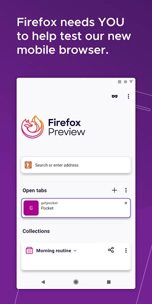 Firefox Preview 1