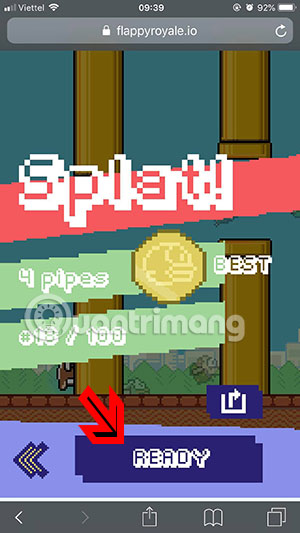 Đặt tên nhân vật trong Flappy Royale