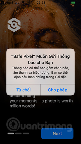 Nhận thông báo ứng dụng