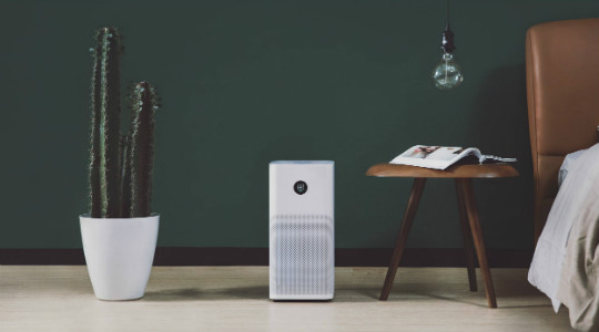 Máy lọc không khí Xiaomi Mi Air Purifier 2S có thiết kế nhỏ gọn.
