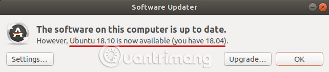 Cần nâng cấp theo thứ tự
