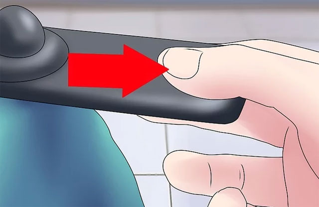 Giờ đây bạn đã có thể dễ dàng tháo chốt ra được rồi