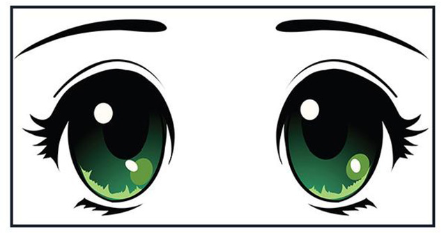 Trong anime, mắt được thể hiện như thế nào để tạo cảm xúc cho nhân vật?
