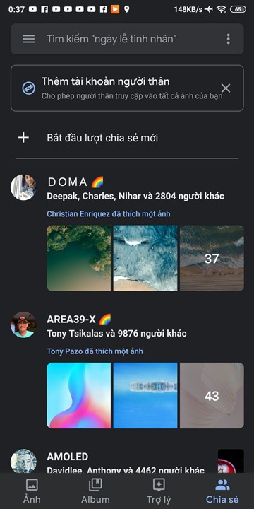 Chế độ nền tối trên Google Photos 4