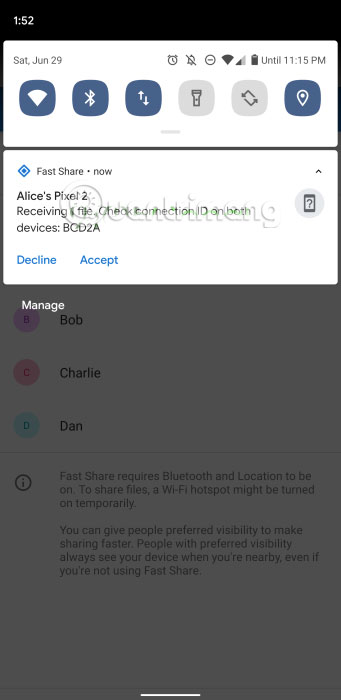 Chọn Accept