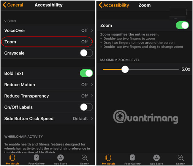 Kích hoạt Zoom từ iPhone