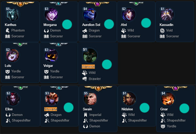 Đội hình Hoang Dã + Pháp Sư DCTL LMHT