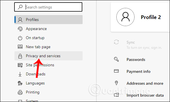 Thay đổi trình duyệt