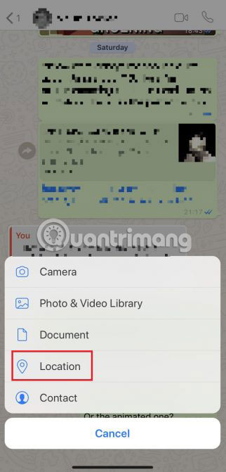 WhatsApp có thể truy cập vào vị trí của bạn