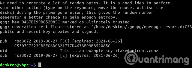 Thông báo xác nhận