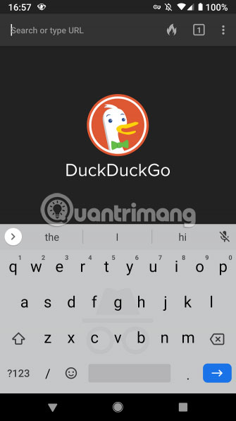 Ứng dụng di động DuckDuckGo