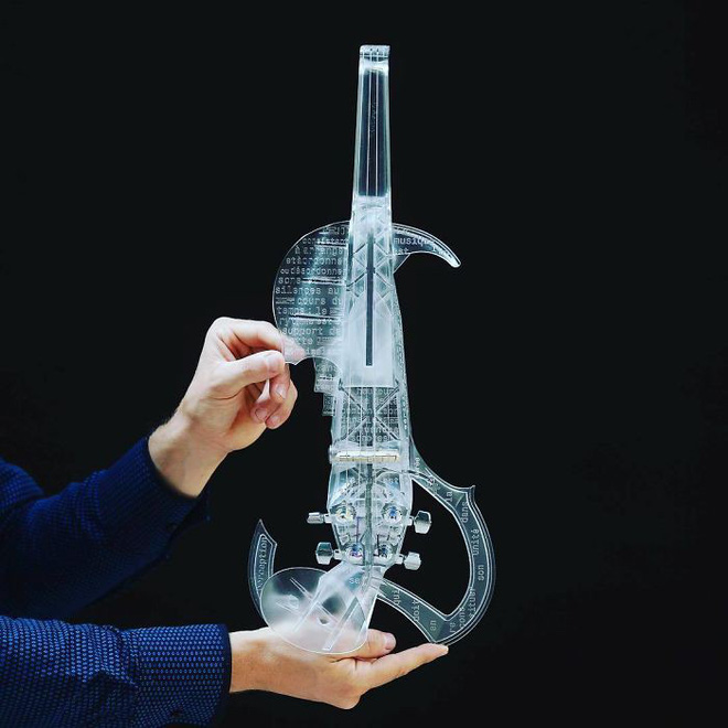 Đàn violin in 3D tuyệt đẹp