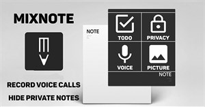 Cách dùng MixNote tạo ghi chú bảo mật trên Android