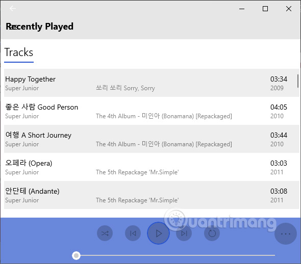 Lịch sử nghe nhạc 