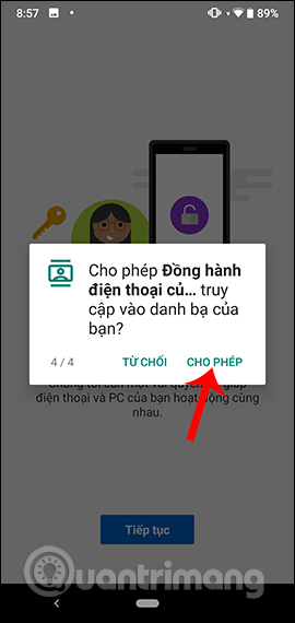 Sử dụng danh bạ