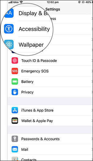 Change settings on iOS 13