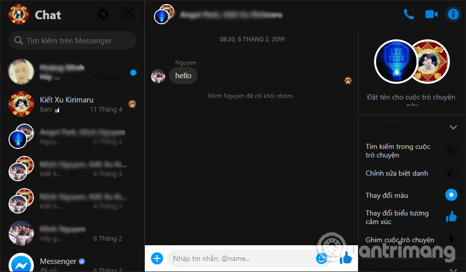 Dark Mode trên Messenger PC và mobile mang đến trải nghiệm hoàn toàn khác biệt cho người sử dụng. Với bầu không khí trầm lắng đầy bí ẩn, bạn sẽ cảm nhận được sự thú vị khi sử dụng Messenger trong từng khoảnh khắc. Hãy thử ngay Dark Mode của Messenger để khám phá điều đó nhé.