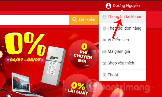 Thông tin tài khoản