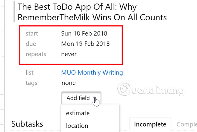 Ngày bắt đầu cũng rất quan trọng