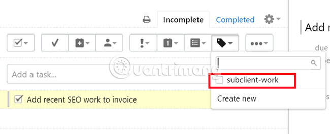 Gắn thẻ các tác vụ