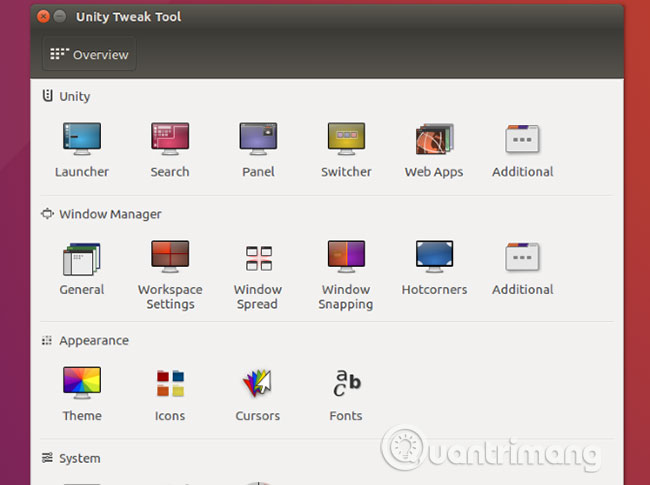 Tùy chỉnh Ubuntu với Unity Tweak Tool