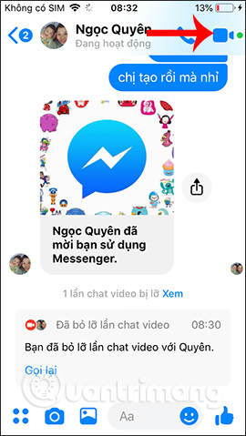 Biểu tượng gọi video