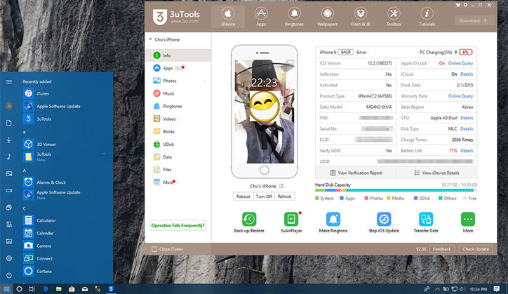 Nâng cấp giao diện View iDevice Details