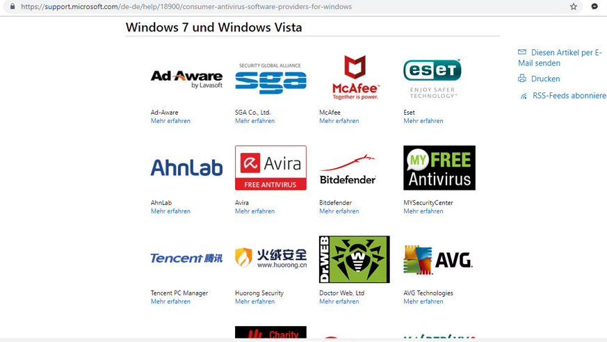 Chọn phần mềm diệt Virus nào để cài trên Windows 7