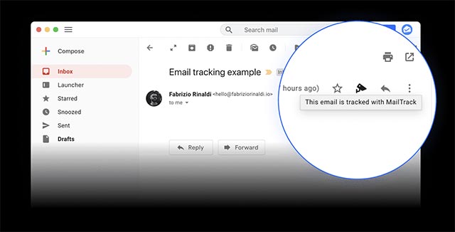 Email đang bị theo dõi