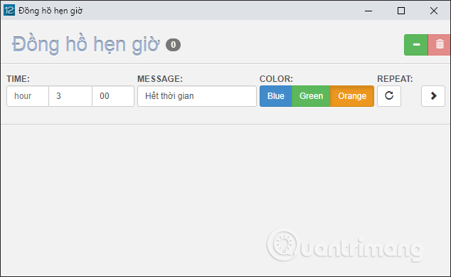Tạo thời gian đếm ngược