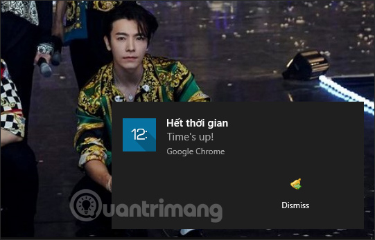 Thông báo đếm ngược