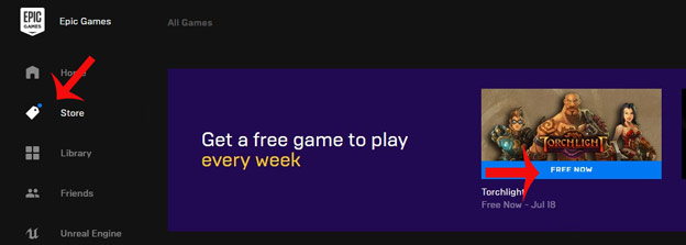 Kích vào ảnh đại diện của Torchlight