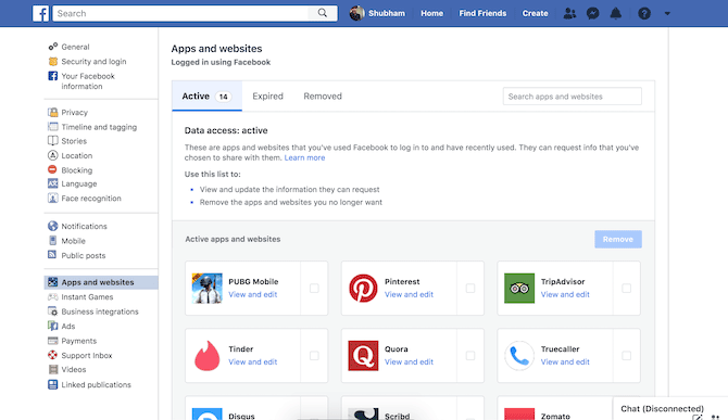Tìm tài khoản đăng nhập với Facebook và Twitter