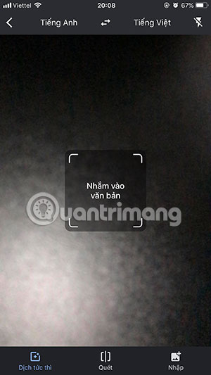 Dịch tức thì Google Translate