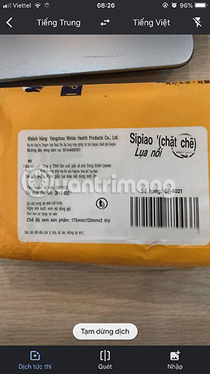 Chữ nổi Google Dịch