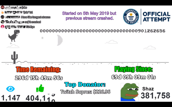 Con khủng long của Shaz vẫn đang nhảy nhót liên tục