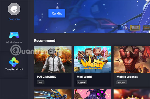 Trung Tâm Trò Chơi Tencent Gaming Buddy