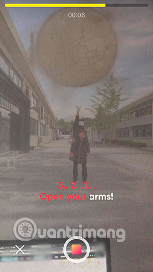 Bắt đầu quay hiệu ứng