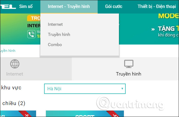 Dịch vụ Internet