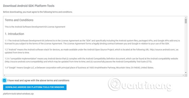 Đọc kỹ các điều khoản