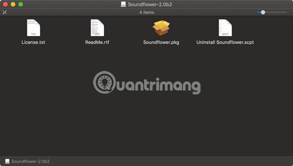 Cài đặt Soundflower trên máy Mac
