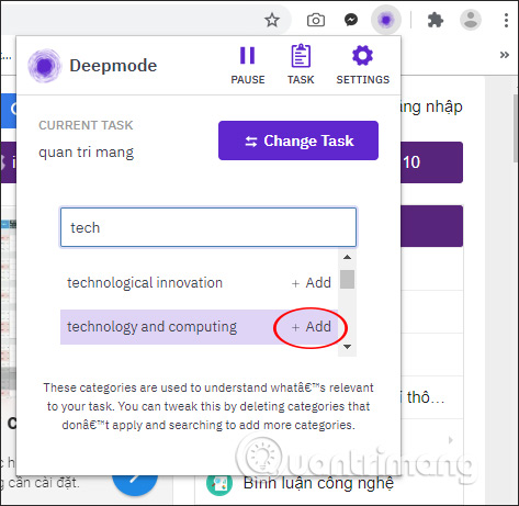 Thể loại công việc