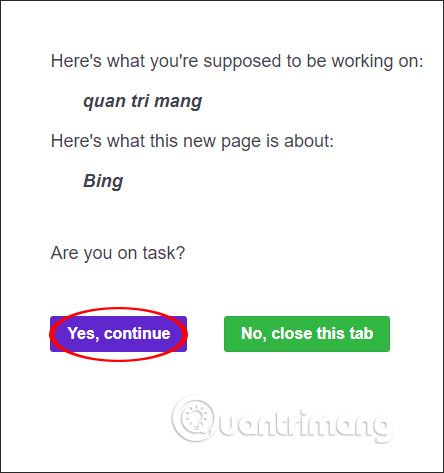 Tiếp tục sử dụng trang web