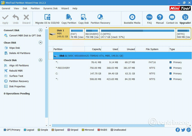 Công cụ Paragon Partition Manager