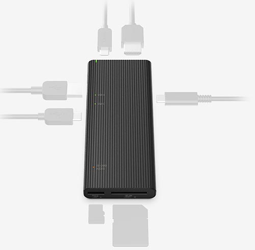 Chiếc hub USB-C này hỗ trợ khá đầy đủ các tùy chọn kết nối 